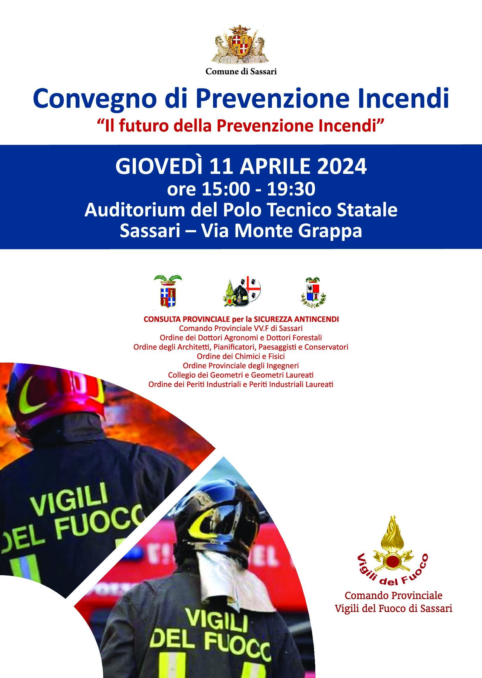 Seminario “Il Futuro della Prevenzione Incendi” – Sassari, 11 aprile 2024 –